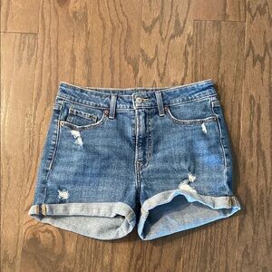 Old Navy Distressed Blue Jean Shorts